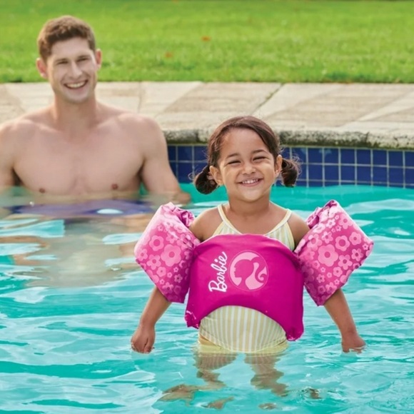 DISNEY Barbie Kids Swim Vest and Swim Trainer (Child 33-55 lbs) - Picture 9 of 10